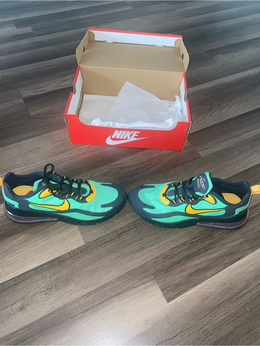 Nike vibrant green